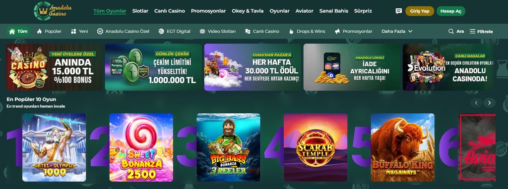 Anadolucasino sitesi